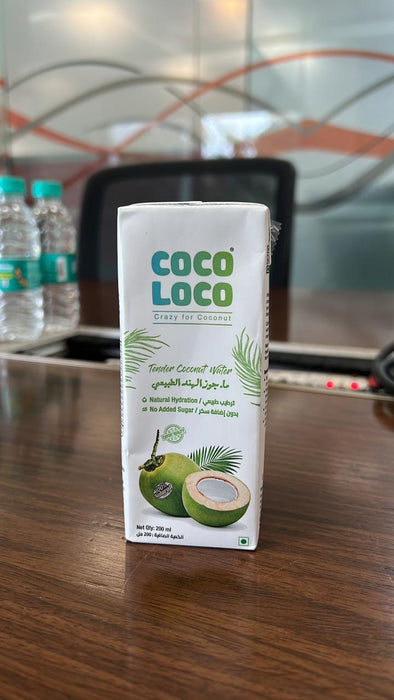 COCO LOCO TENDER COCONUT WATER TETRA PACK 200 ML PACK OF 27