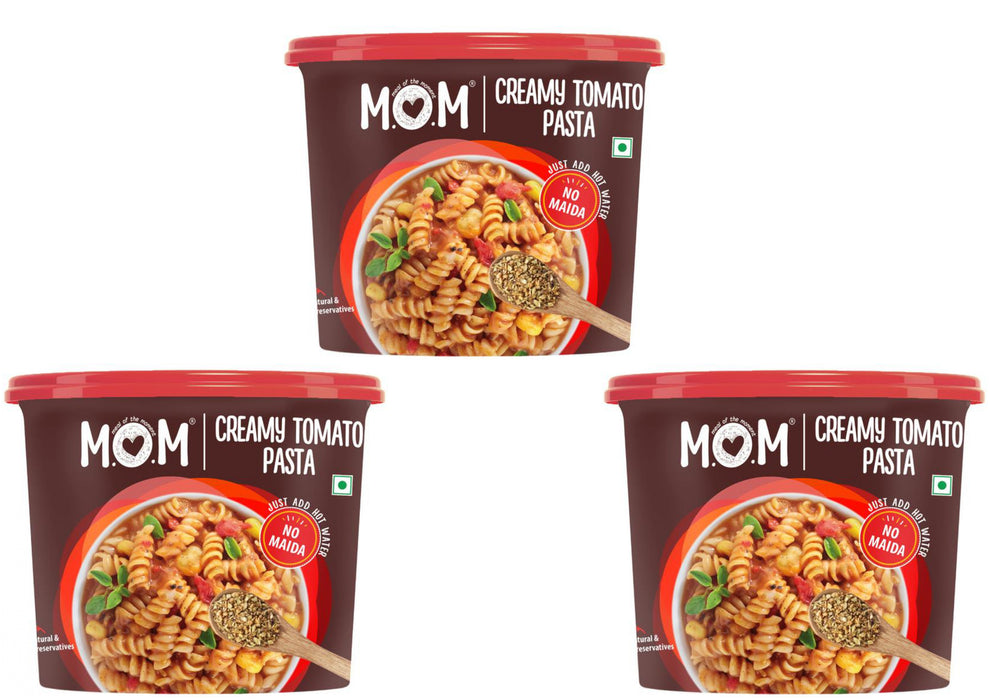 M.O.M - MEAL OF THE MOMENT CREAMY TOMATO PASTA 74 GM [ PACK OF 3 PCS ]