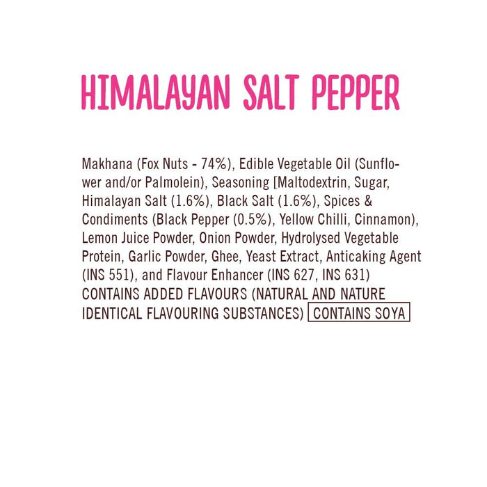 MOM - Meal of the Moment Himalayan Salt n Pepper Makhana 60gx3