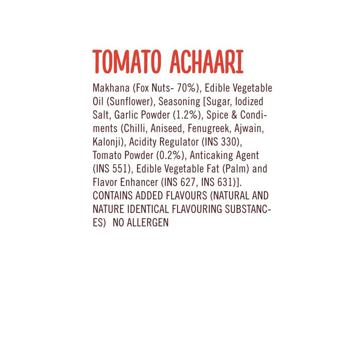 MOM - MEAL OF THE MOMENT Tomato Achaari Makhana 60gx3