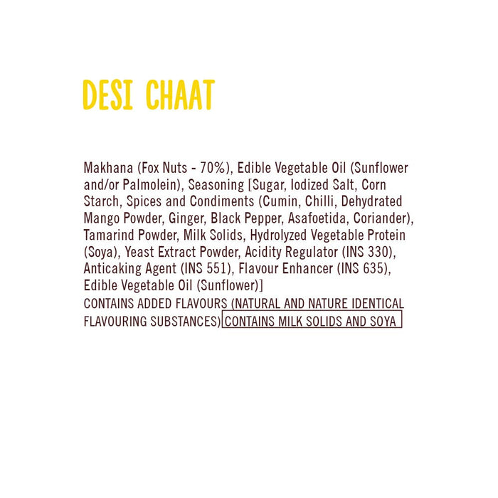 MOM - MEAL OF THE MOMENT Desi Chaat Makhana 60gx3