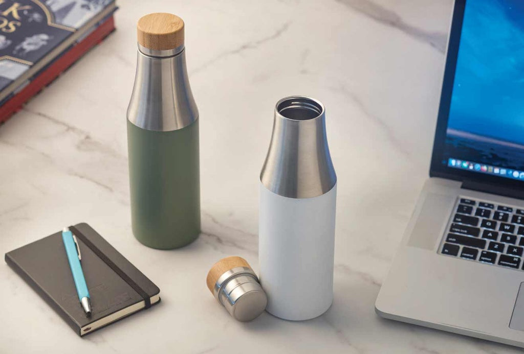 BREDA - CHANGE Collection Insulated Water Bottle - Grey
