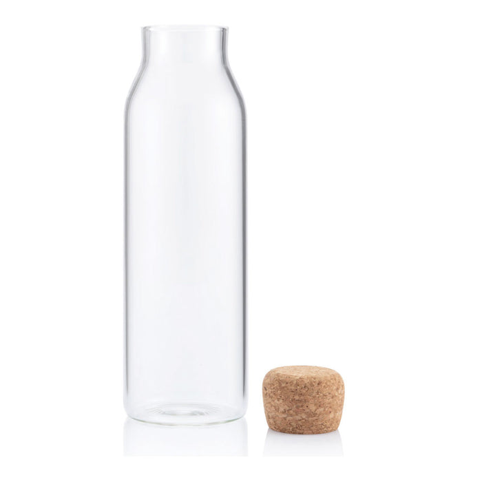 DELLACH - Borosilicate Glass Bottle with Cork Lid - 1200ml