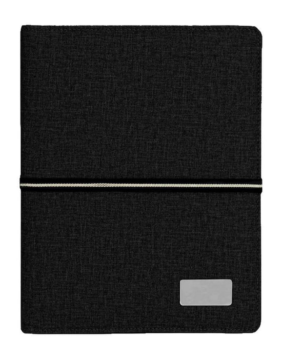 AIGIO - Giftology A5 Notebook Organiser With 10000mAh Powerbank - Black