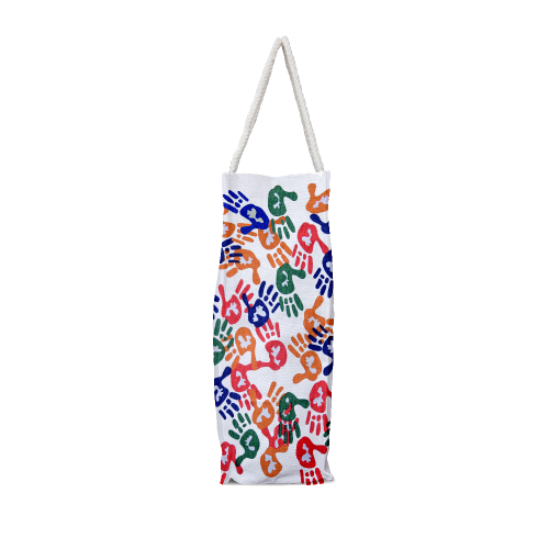 JEH BOTTLE COVER 1013 (COLOURFUL HAND) 100% COTTON