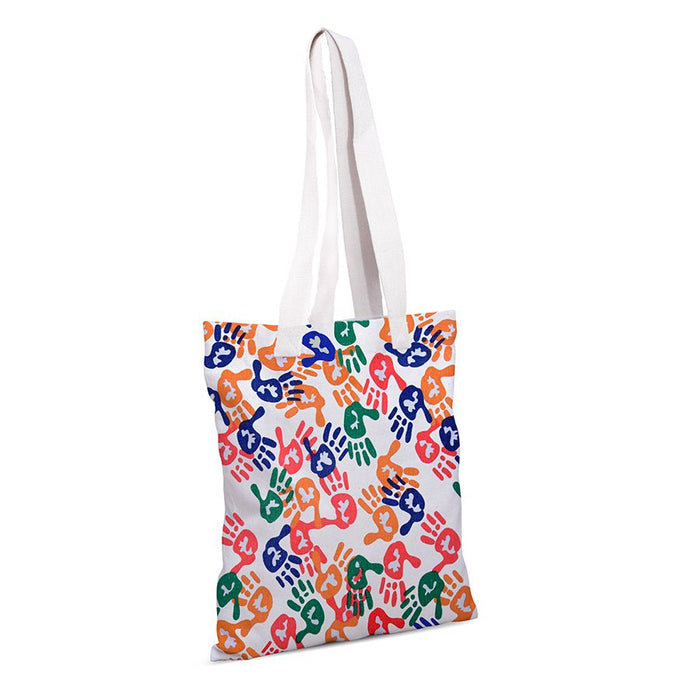 JEH TOTE BAG 1003 (COLORFUL HAND) 100% COTTON
