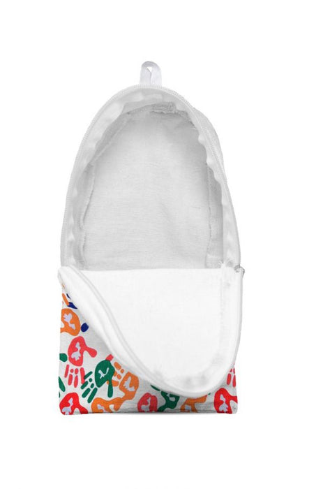 JEH BAG SLIPPER COVER 1020 (COLOURFUL HAND) 100% COTTON
